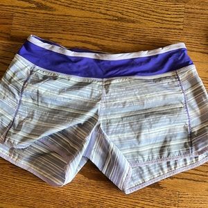 Purple shorts from Lululemon